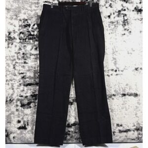Scott Barber Pants Mens 38x32.5 Black‎ 100% Cotton Comfort Office Career